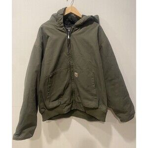 Carhartt Detroit Jacket 3M Insulated Mens Sz 4XL J130 Moss Green Gropcore